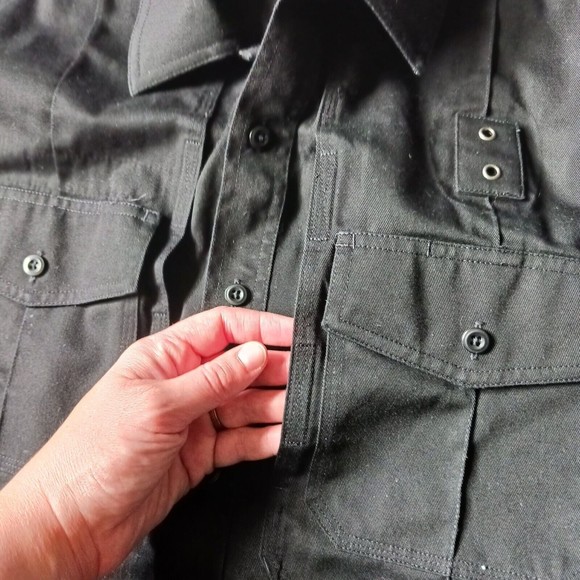 5.11 Tactical L Short Sleeve Shirt Military Utility Button Up Conceal Pockets - Picture 7 of 14